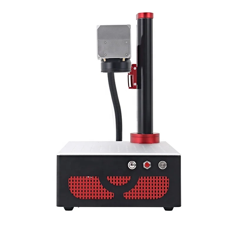 20W laser marking machine fiber laser plastic metal pvc id card engraving laser printer