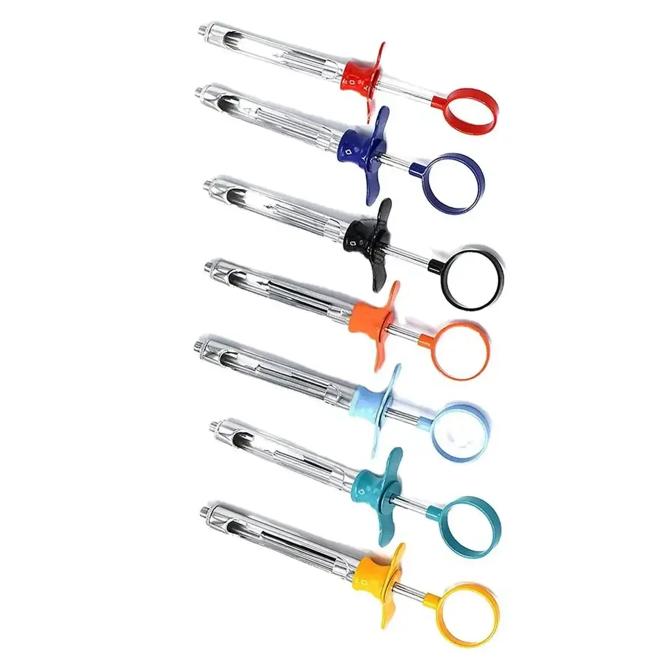 Aspirating Syringes with Hook (1.8ml and 2.2ml) Dental Instruments Stainless Steel