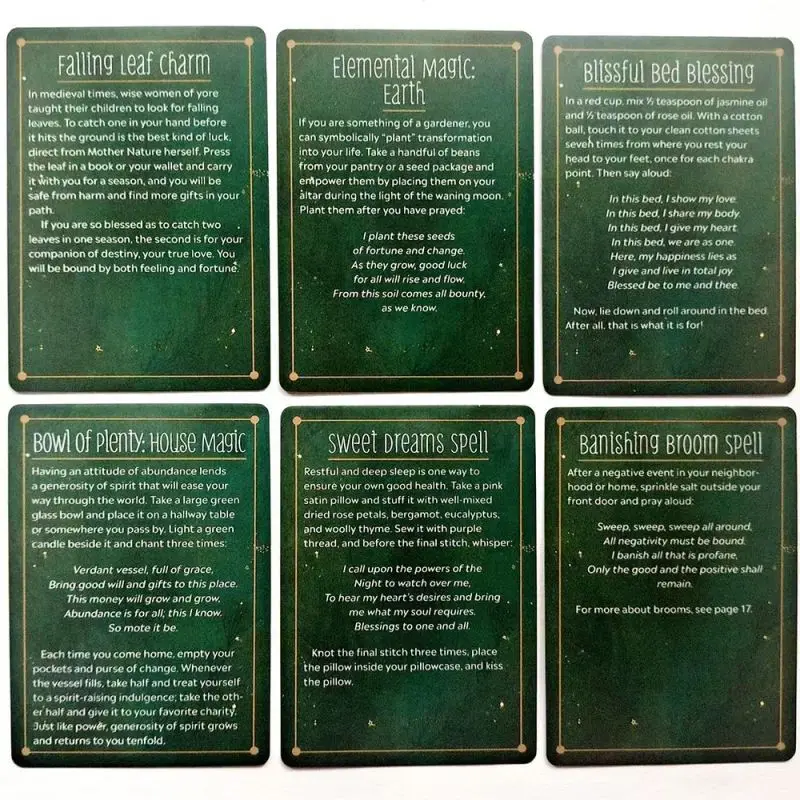 Trainee witch oracle card spot a box of 87 cards table game