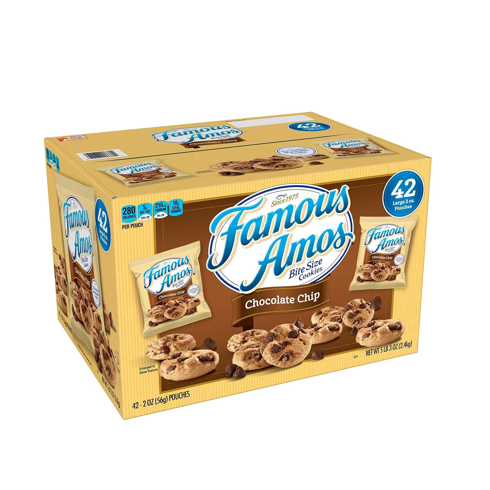 Famous Amos Cookies Chocolate Chip Cookies Biscuit
