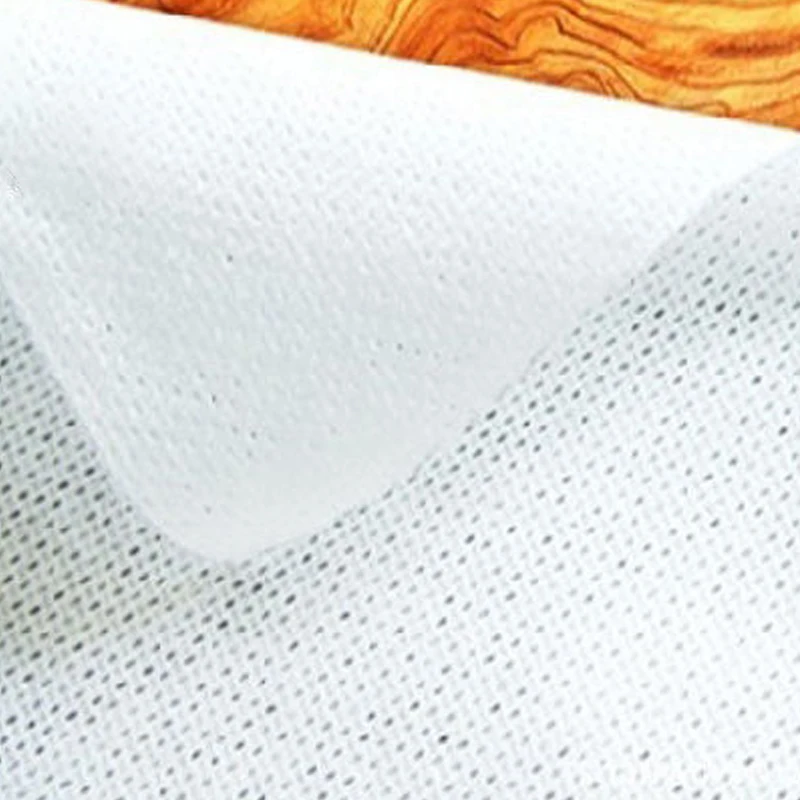 White Clear Mesh Woodpulp Pet Biodegradable Woodpulp Baby Spunlace Nonwoven Cotton Non Woven Wet Wipes Fabric
