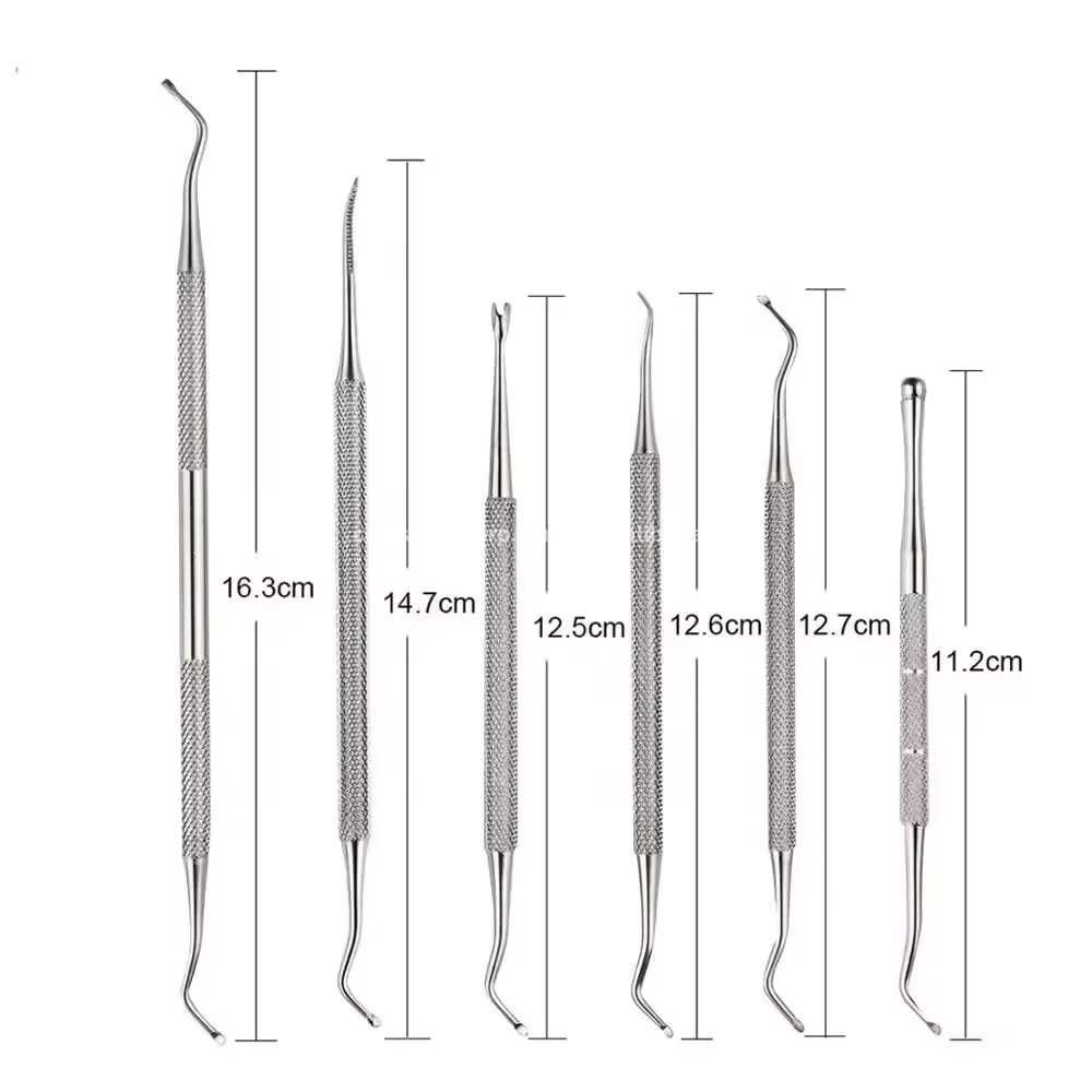 Custom Ingrown Toenail Infection Treatment Manicure Pedicure Set Ingrown Toenail Cutter Tool Nipper Nail & Pusher for Nali Care