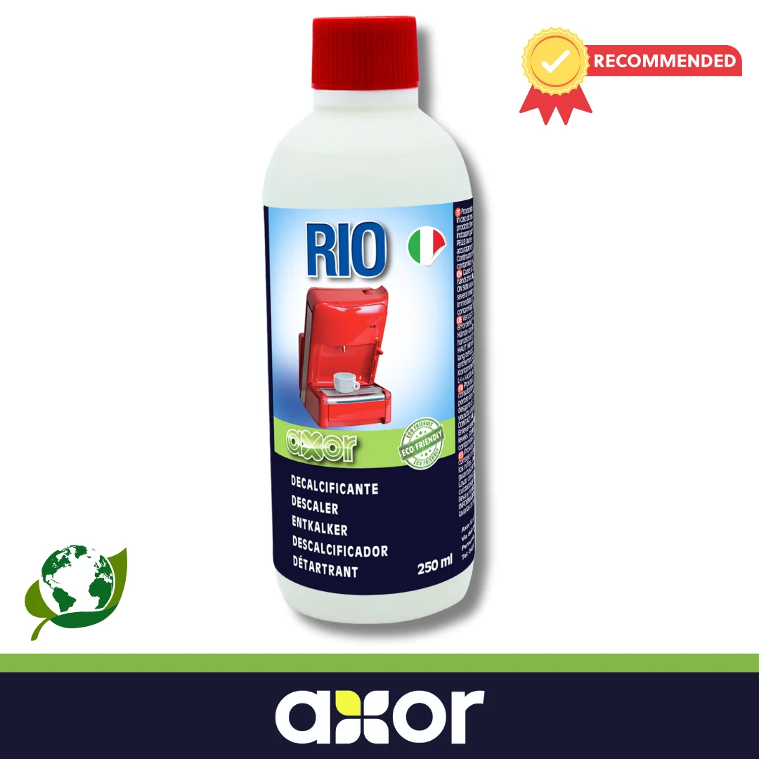 Eco Suitable High Performing Liquid Descaler RIO For Domestic Coffee Machines Kettles Humidifiers 250 Ml Natural Made In Italy