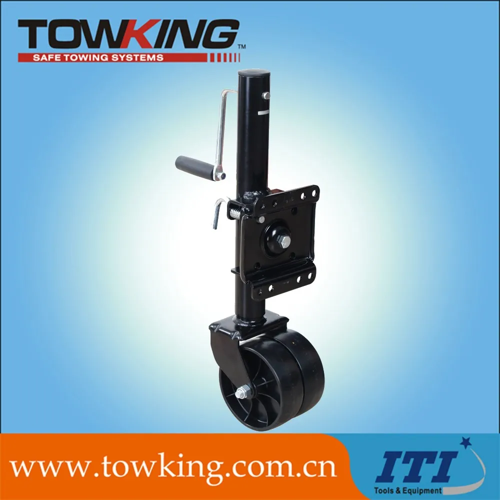 1500lbs Dual 6inch Wheel Swing Away Bolt-on Boat Trailer Jack for Sale