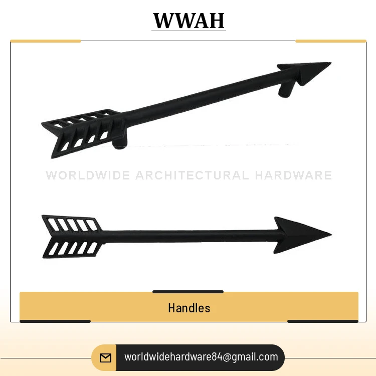 Top Selling Pull Handle Antique Solid Furniture Hardware Cast Iron Antique Design Handle from India