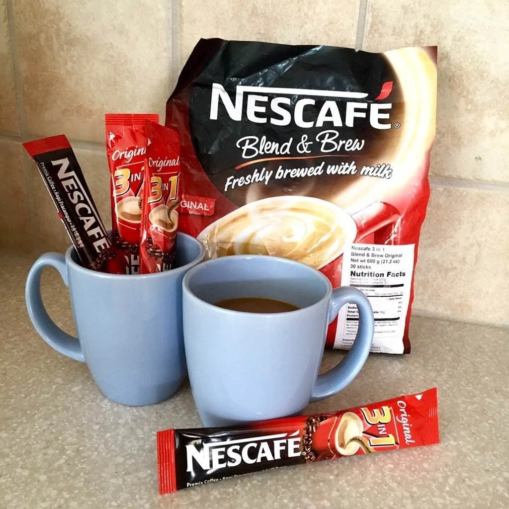 Nescafe растворимый кофе 3 в 1 оптовая продажа оригинальный Золотой 190 г (банка) кофейный порошок