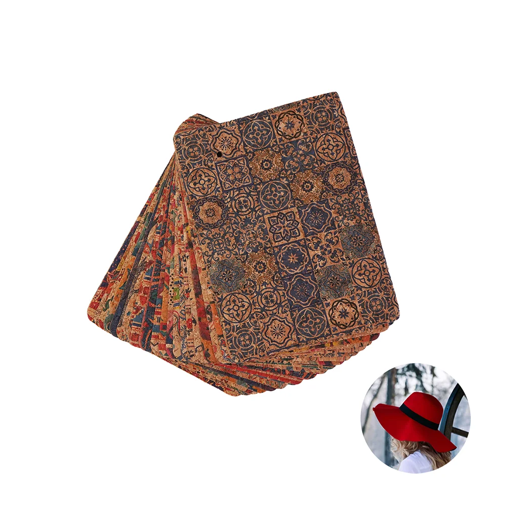 High quality brands Earthtoned Cork Leather cork fabric tianhai leather dongguan bag for Bed frame