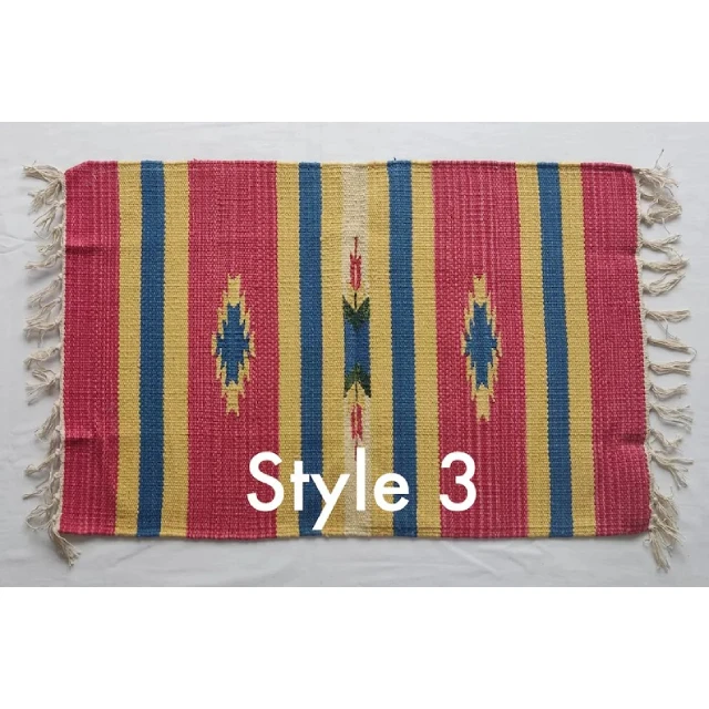 Luxury Home Decoration Kilim Carpet Kids Room Handmade Kilim Floor Mat 100% Cotton Handwoven Flatweave Rug