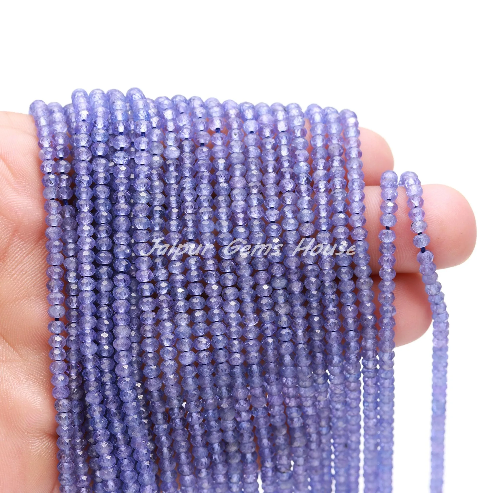 Best Seller Beautiful Natural Purple Tanzanite 2mm - 3mm Purple Tanzanite Jewelry Tanzanite Gemstone Beads Jewelry Making Gifts