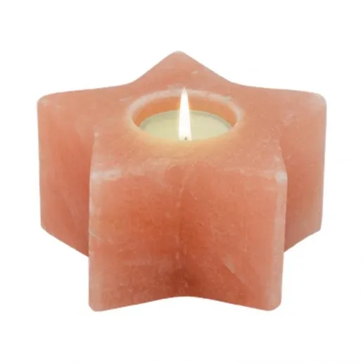 Himalayan Salt Candle Holder Organic Natural Craft Himalayan Pink Salt Rock Gift Interior Decoration Tea light