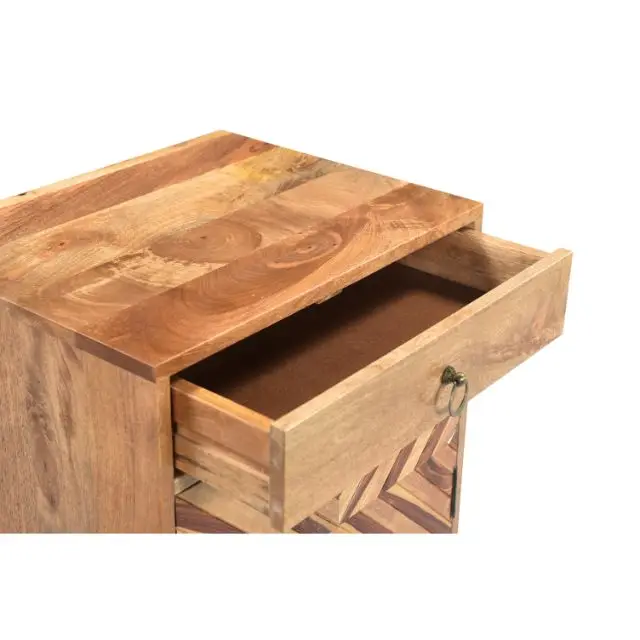 Living Room Luxury Hart Collection Bedside Tables Modern Table Natural Finish Furniture