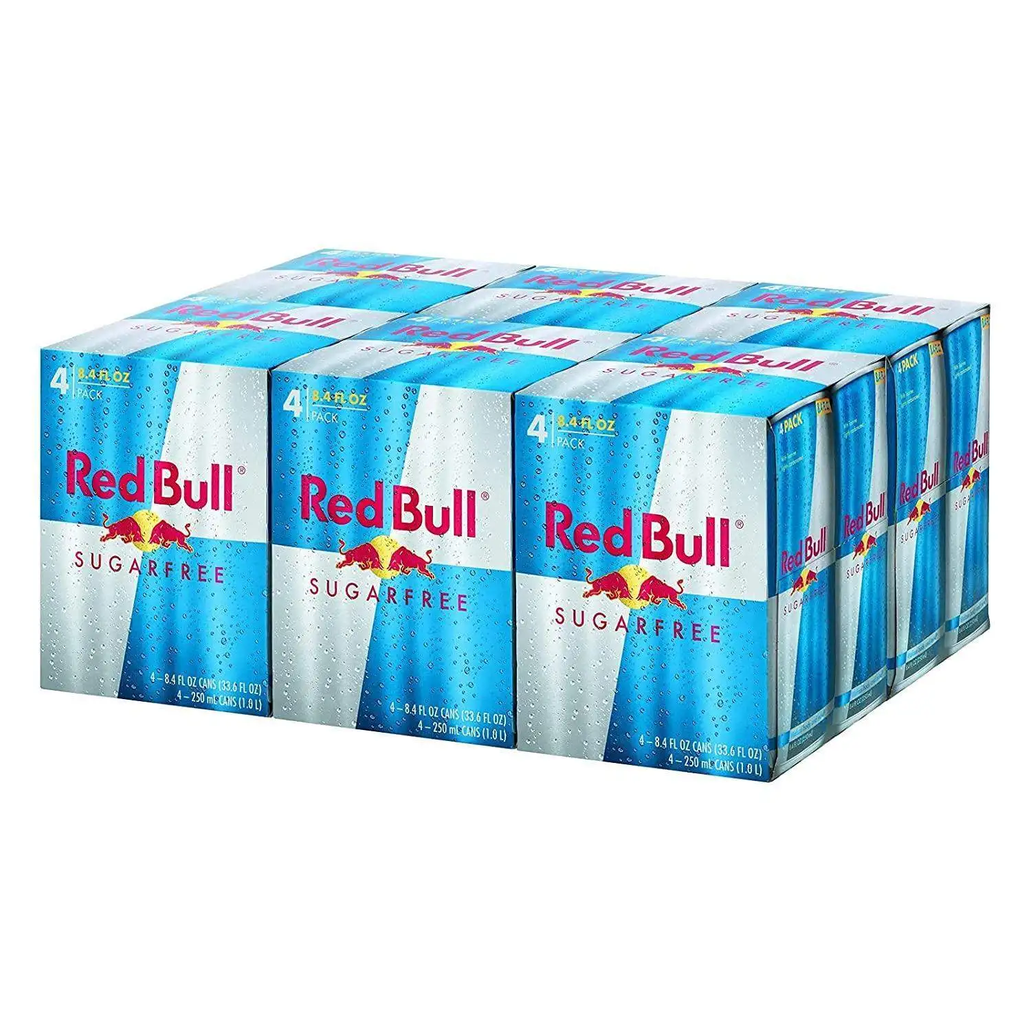 Red Bull Energy Drink, Sugar Free, 16 fl oz (12 pack)