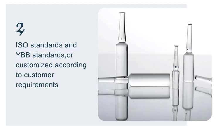 1ml 2ml 3ml 5mll empty Clear and Amber Glass Ampoule for medicine