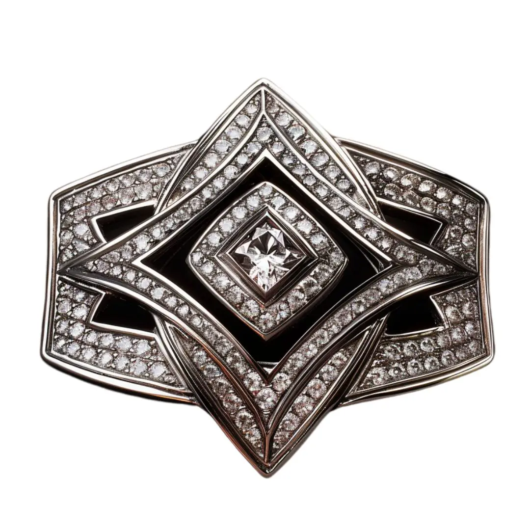 Fashion Custom Rhinestone Belt Buckle