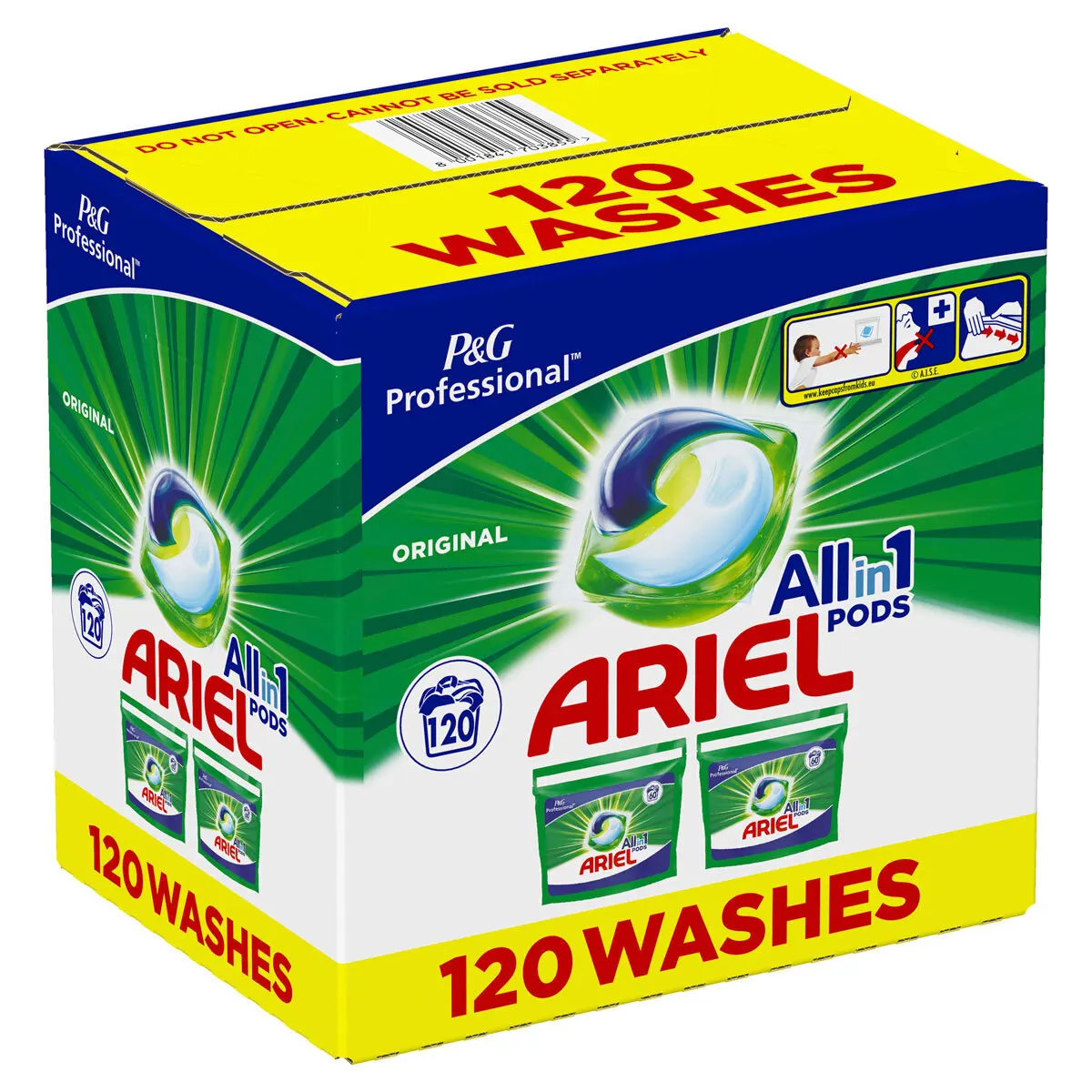 High Quality Ariel 3 in 1 Mountain Spring Washing Gel Capsules for Discount Price
