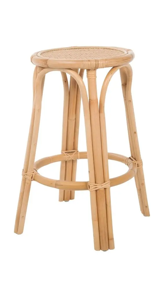 Decorative New European Rattan Stool Famous Furniture Set made in india Eco Friendly Rattan bamboo Stool or Coffee Table