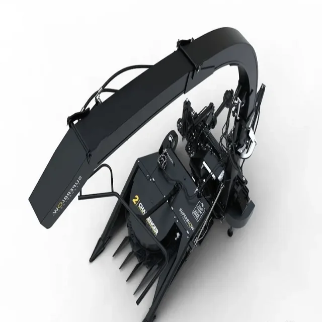 used  Row Independent Corn Silage Forage Harvester Maize Chopper fitted with Tractors