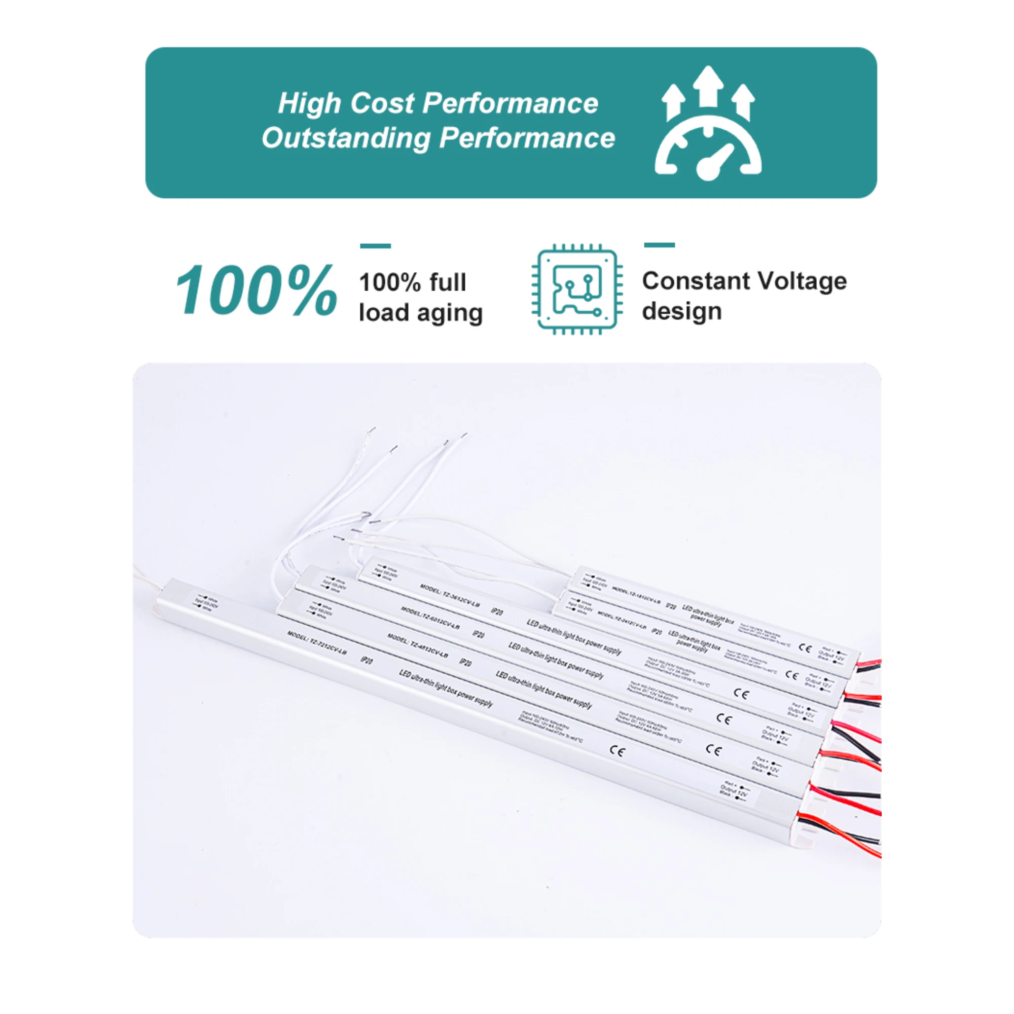 constant voltage Ultra-slim  48W led driver slim 24 v