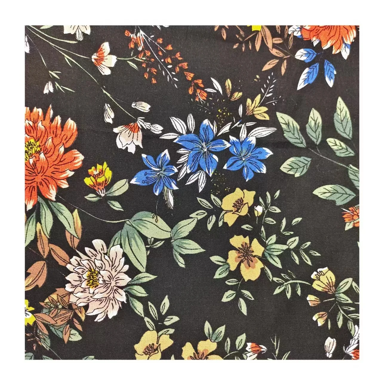 100% rayon viscose print flower modal fabric