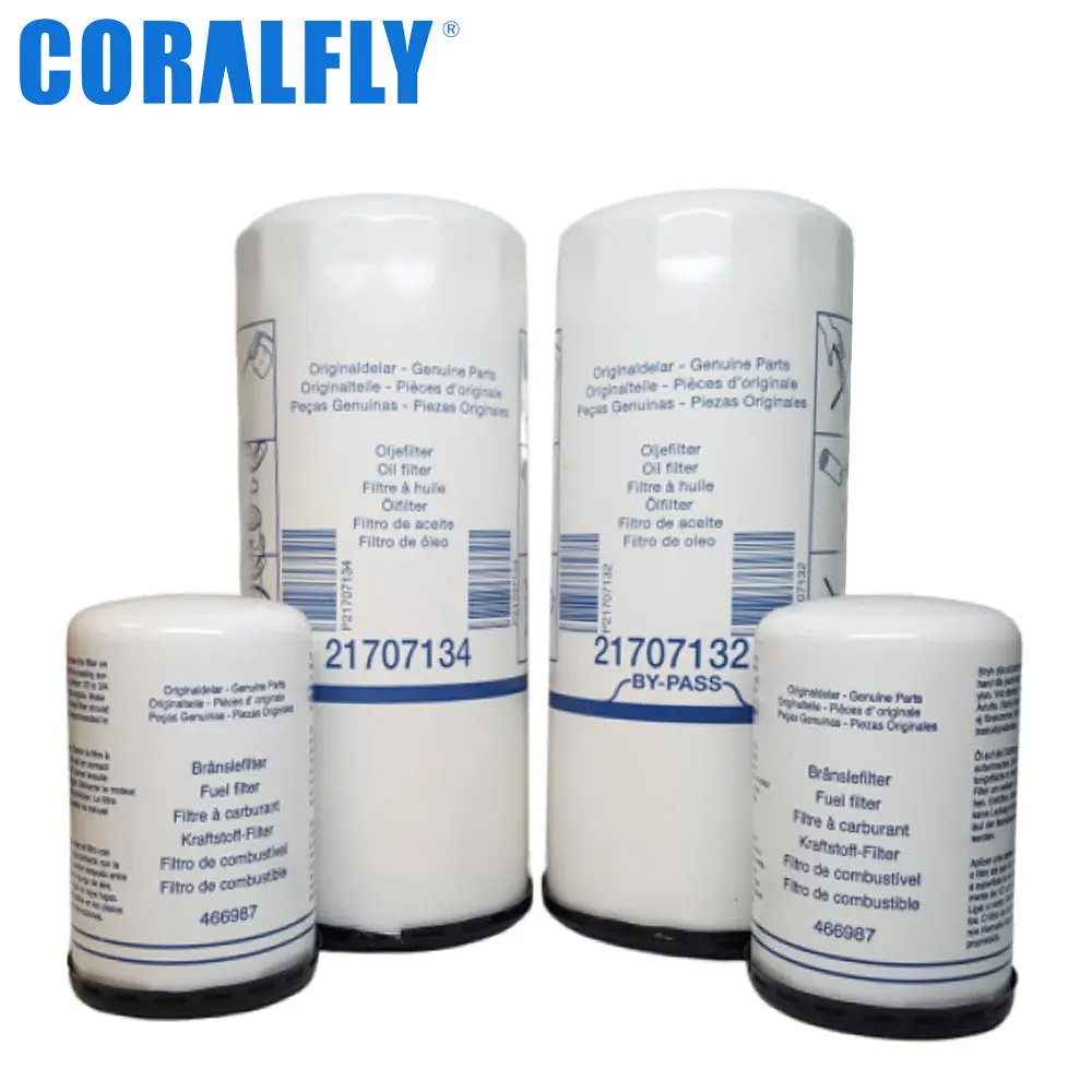 Масляный фильтр для грузовика coralfly 85137594 китайского производителя Комплект фильтров volvo
