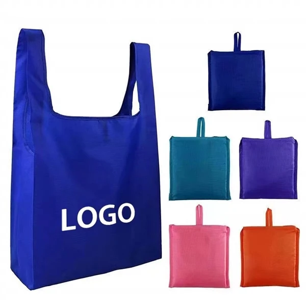Promotional items Polyester Reusable Foldable Tote Bag, Your Convenient and Sustainable Solution for On-the-Go Shopping Go Green with Ease