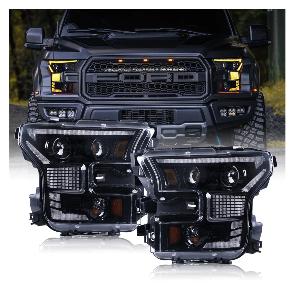 Lighting System Car Modified F150 Head Light Led Headlight For Ford F-150 F150 Edge 2019 St Headlights Ranger 2013 2001