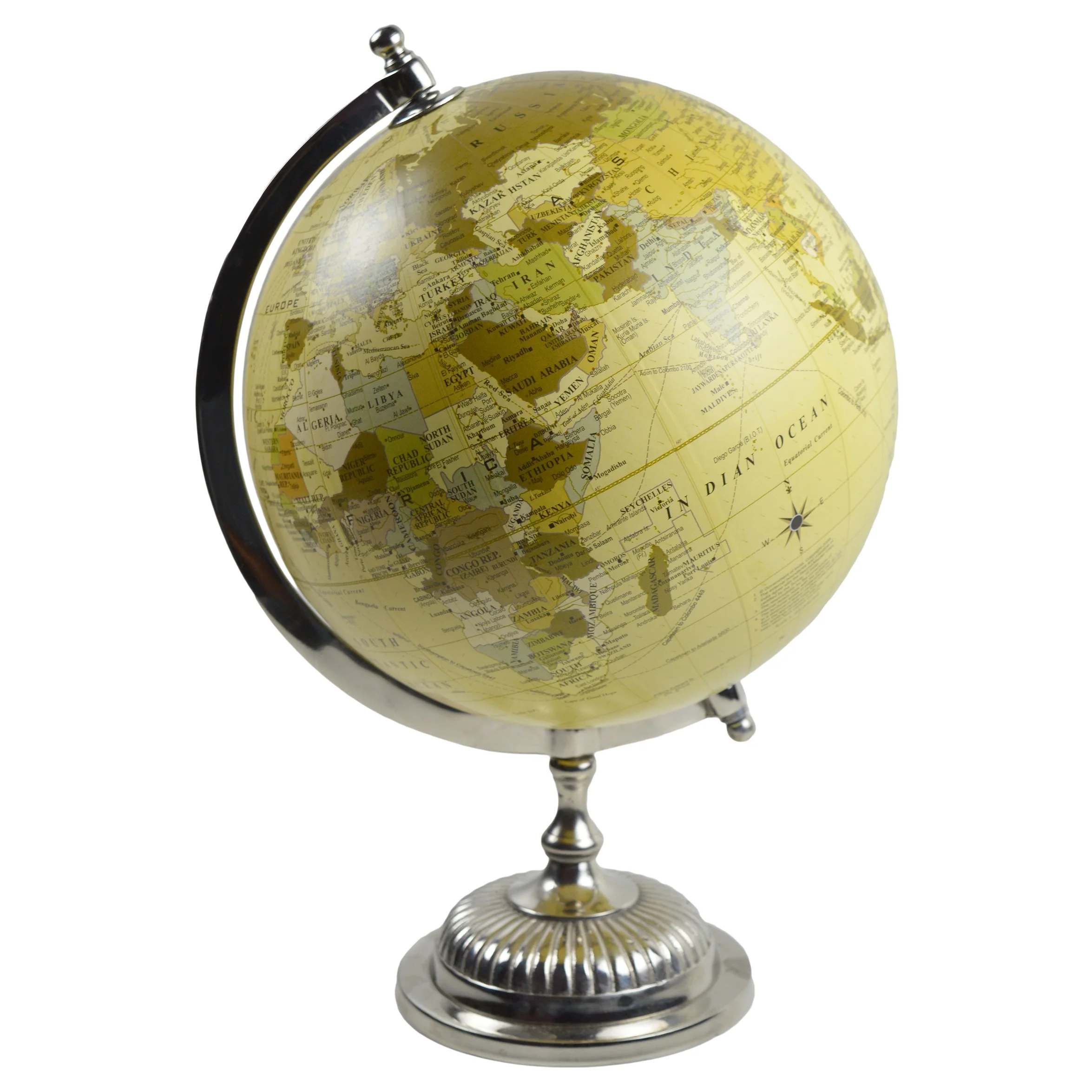 Top Most Selling Out Standing Design Factory Wooden Stand Desk Globe Design Tableware Globe For Decoative Our Desk And table