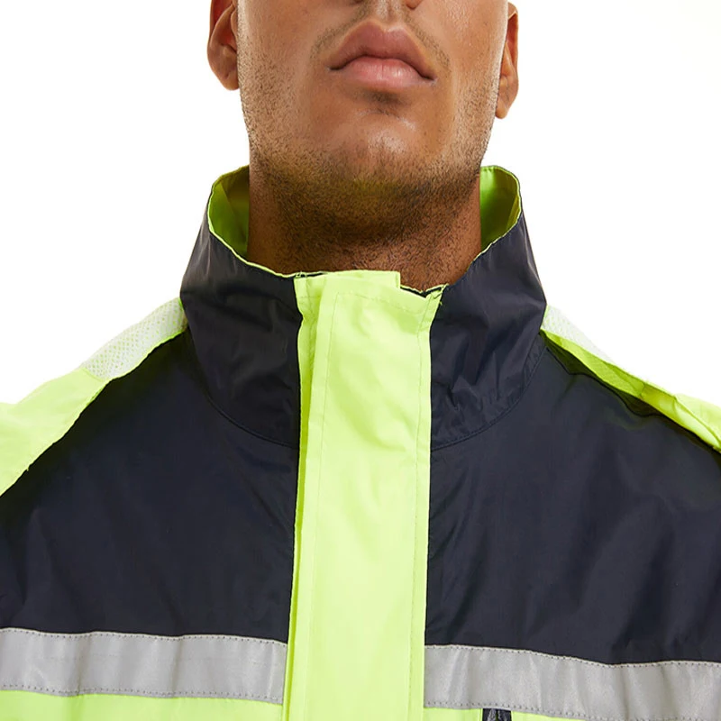 Reflective Security Traffic Fluorescent Hi Vis High Viz Visibility Workwear Safety Work Class 3 Jacket