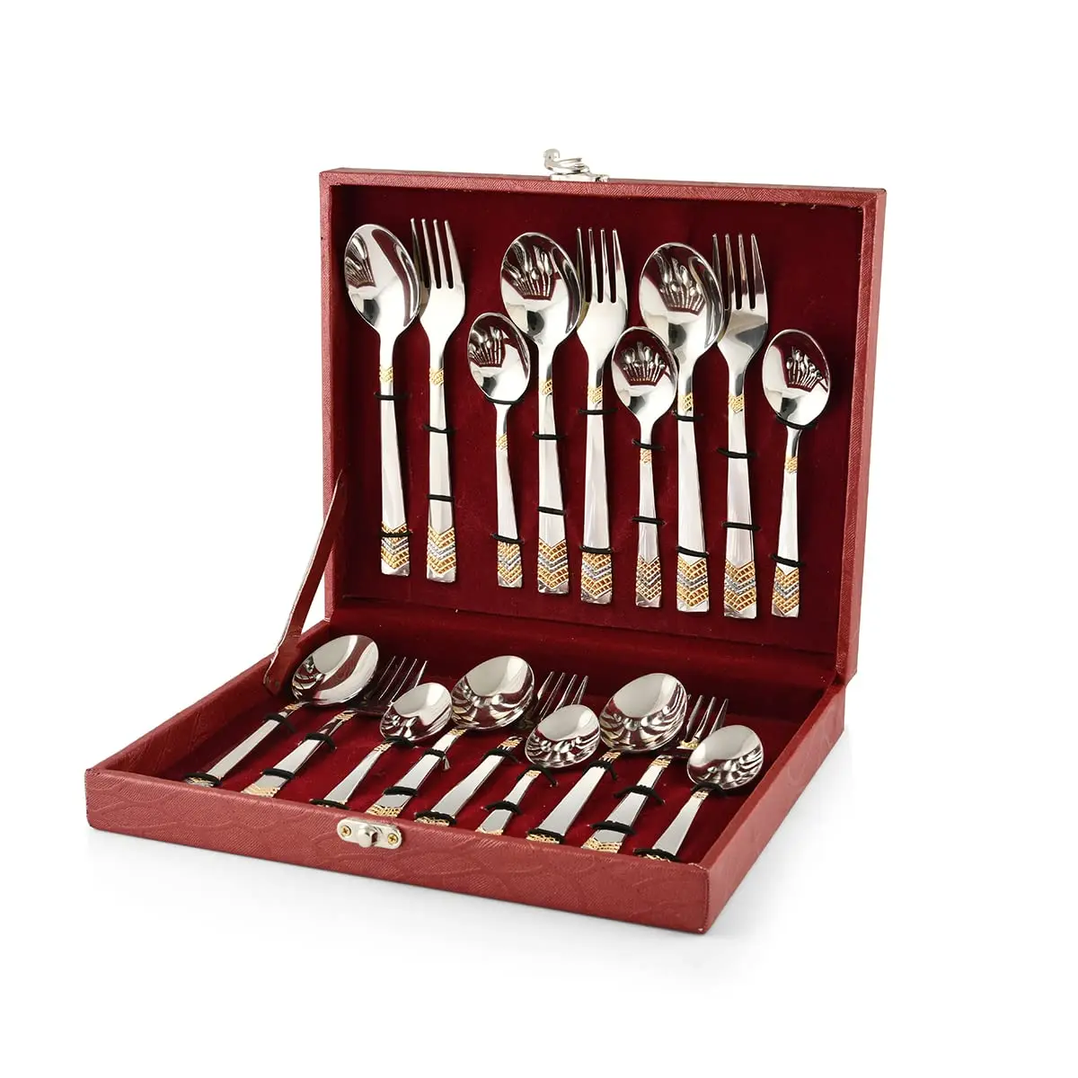 Handmade Two-Tone Color Cutlery Set Perfect Return Gift for Every Occasion Flatware Article for Christmas and Back to School