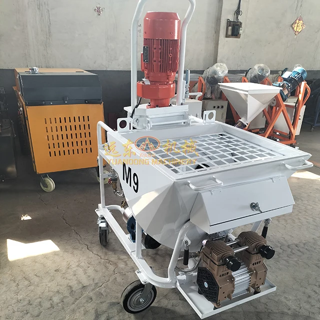 High Quality Gypsum Dry Powder Screw Plaster/gypsum Mixing Spraying Machine With High Pressure For Exterior And Interior Wall