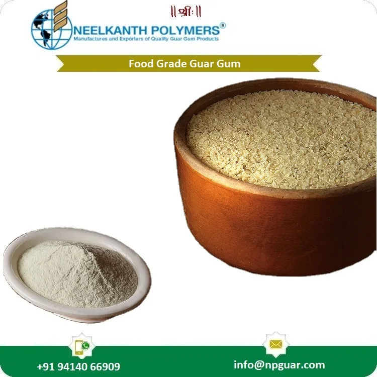 Guar gum and locust bean gum halal locust bean gum powder Food Grade Raw Material Is Used as a Thickener