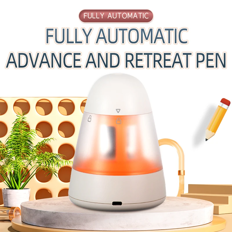 High Quality Safe School Supplies Full Automatic Portable Pencil Sharpener Electric Pencil Sharpener