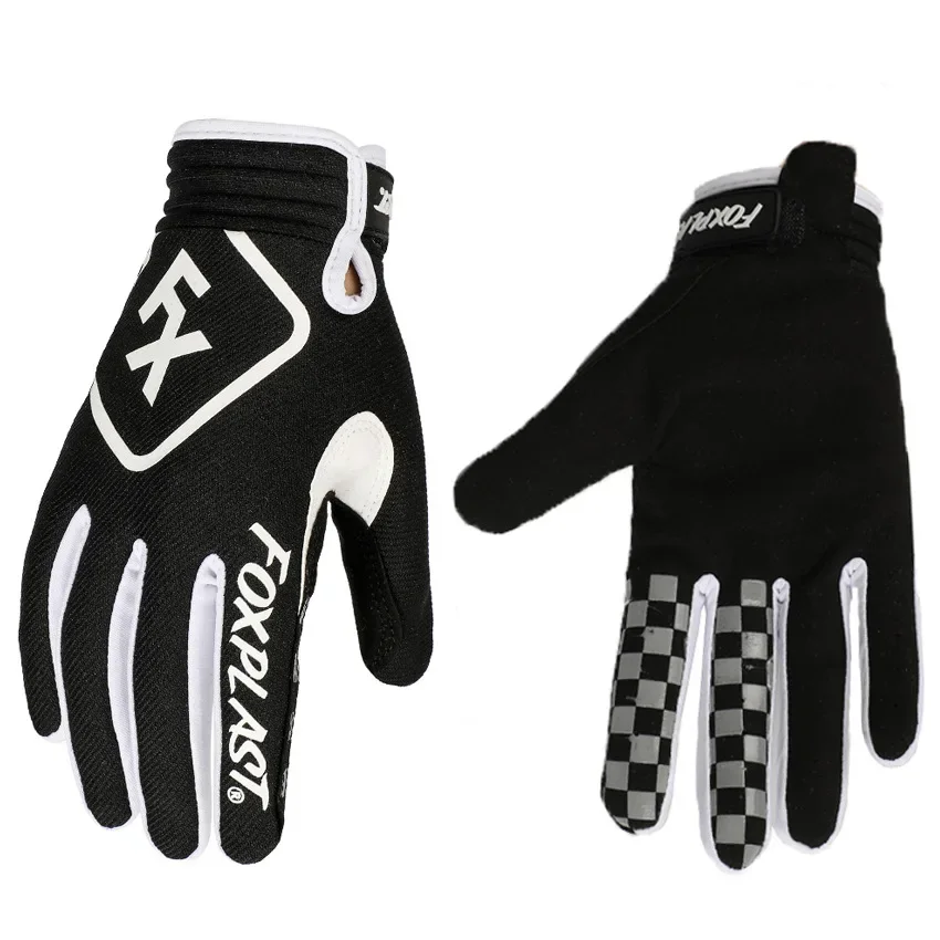 Customized Wholesale MX Motorcycle Riding BMX MTB Cycling Gloves Material Silicone Printing Palm Dirt Bike Bicycle Gloves