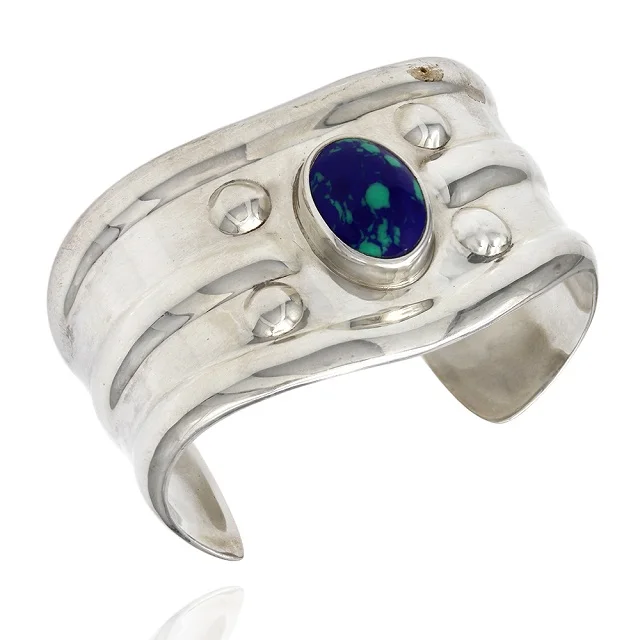 Металлический Браслет-манжета с бусинами, позолоченный Пользовательский логотип и упаковка