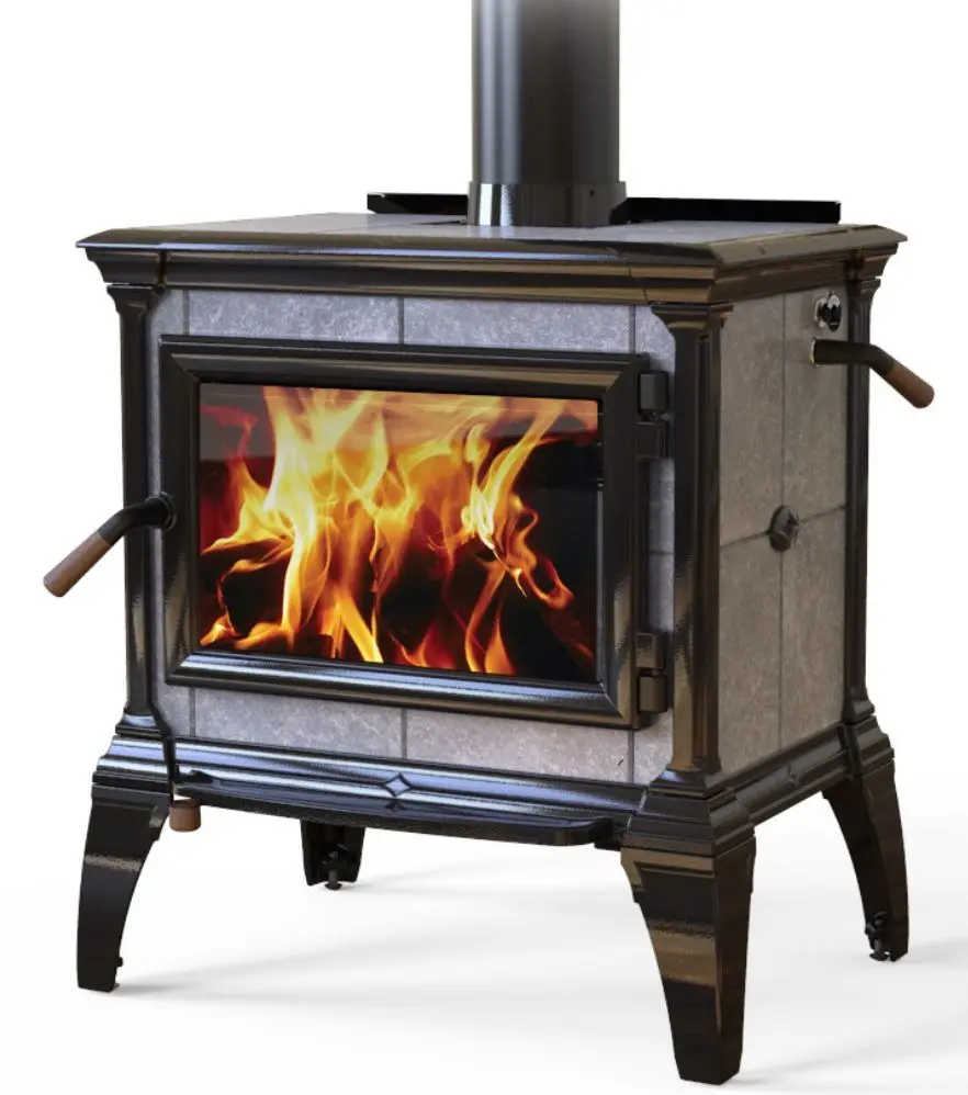12.8 kW European Quality Wood Pellet Burning Stove 92.5% Efficiency