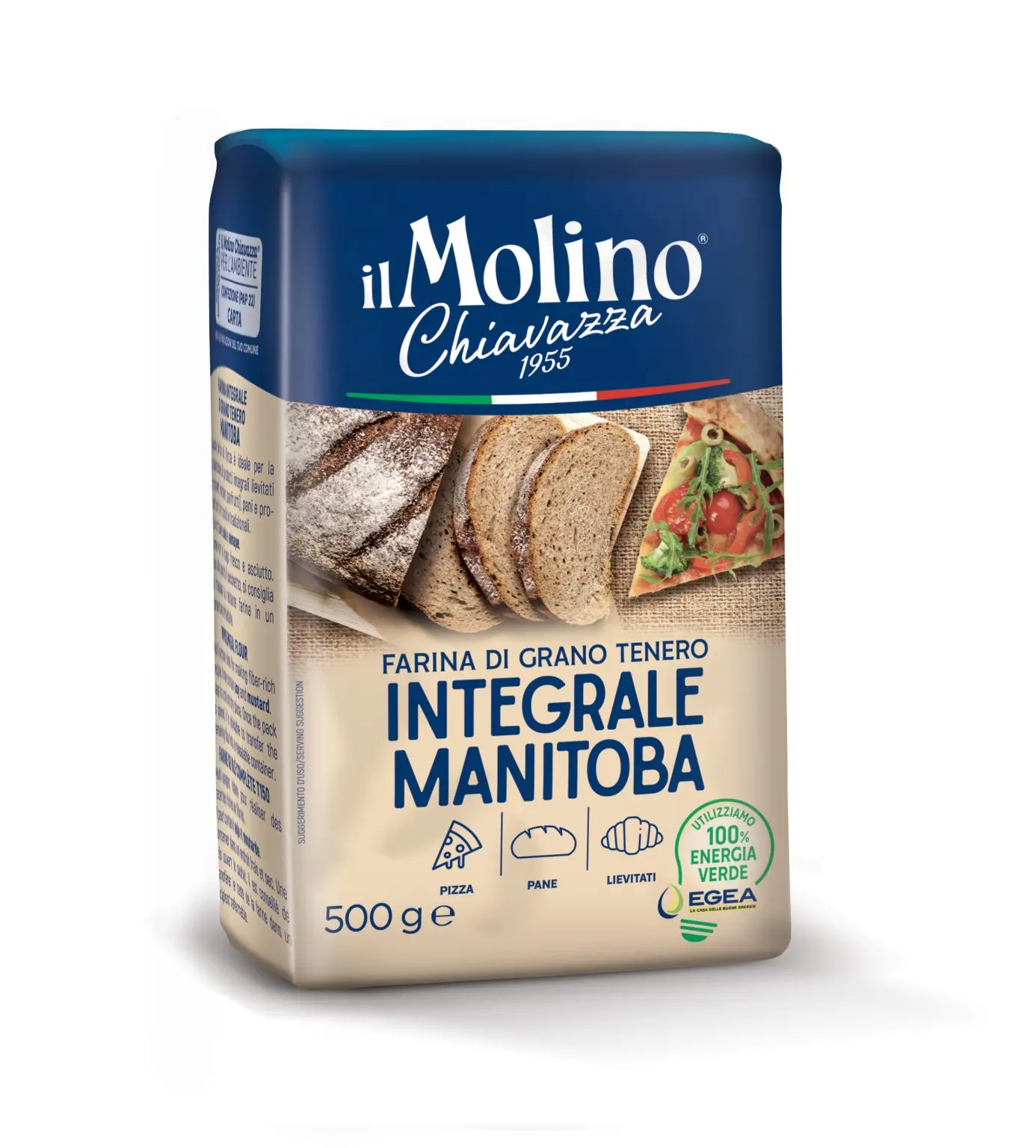 High Quality 100% Natural Flour WHOLEMEAL MANITOBA FLOUR  Ideal for Professional Uses Made in Italy