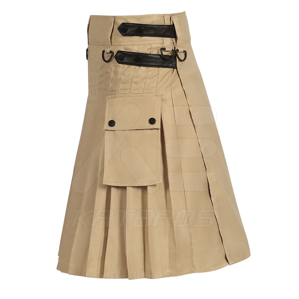 2024 New Arrival Cotton Made Men Kilts Premium Quality Cotton Kilts Customized Men Cotton Kilts