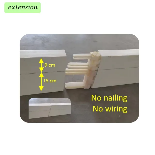 Flat plastic formwork for floor beam square column tunnel construction work reusable