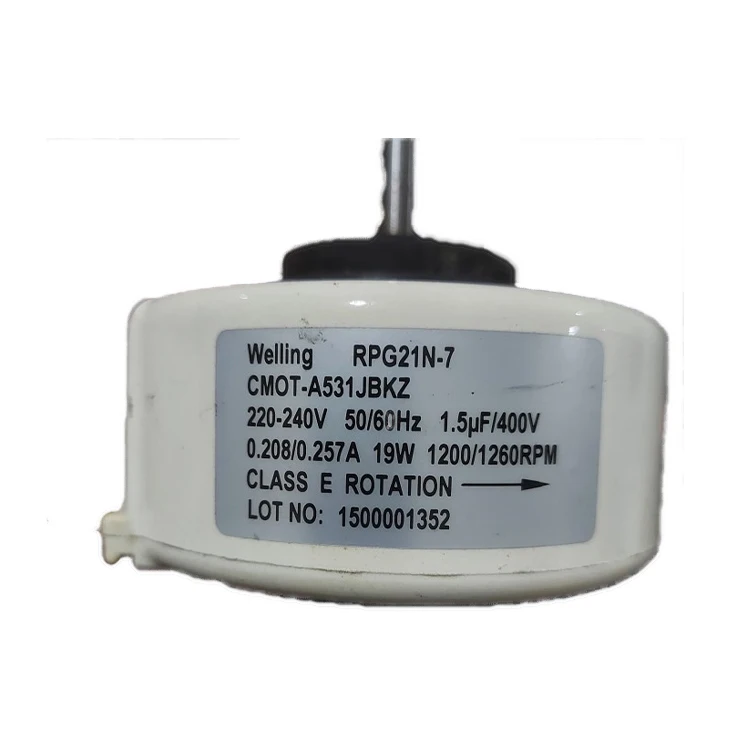 Welling YKFG-21-4-6 RPG21N-7 indoor air conditioner replacement motor AC fan motor
