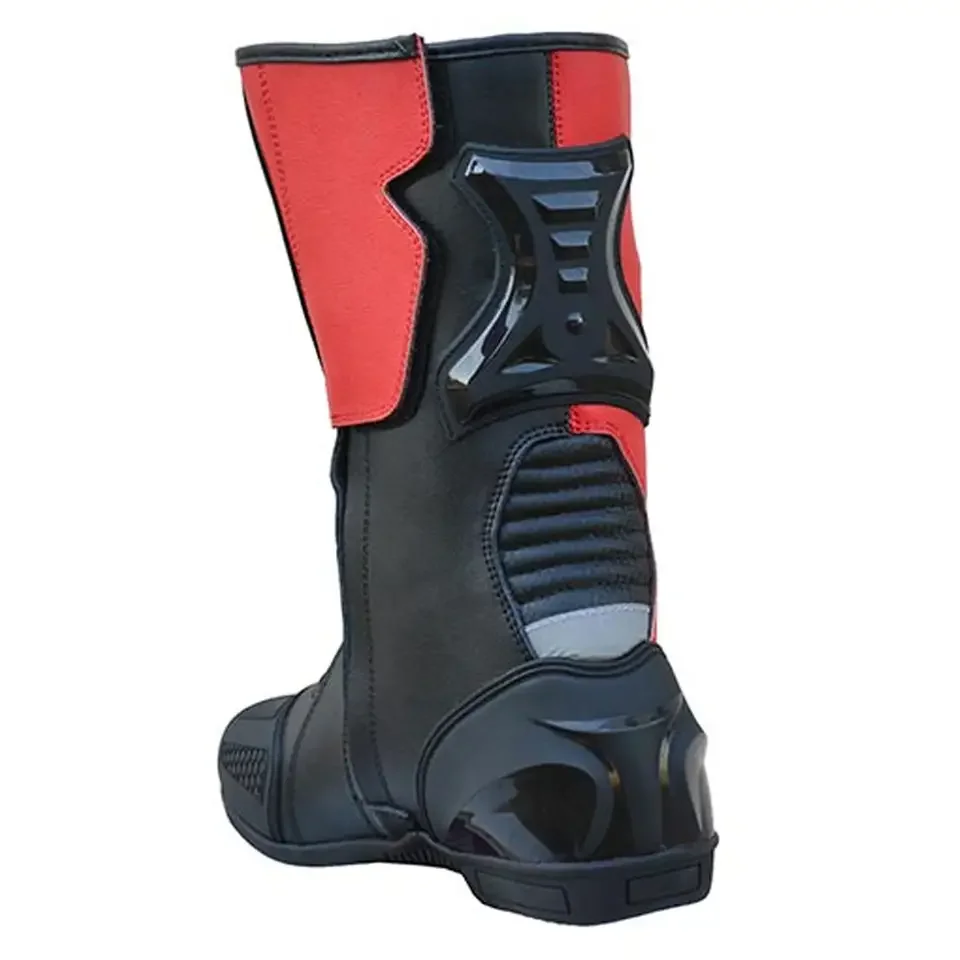 Motorcycle Leather Boots Sports Safety Ride Motorbike Boots High quality Motorbike Riding Motocross Shoes