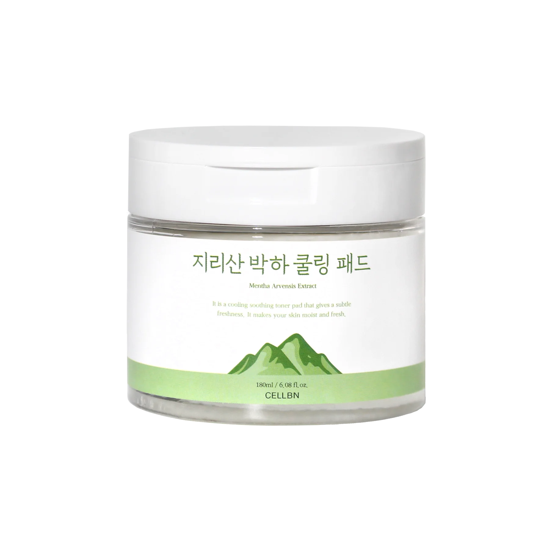 [Worldcostec] CELLBN Jirisan Mint Colling Pad) K-beauty remove freckles home care blemish removal toner pad cooling skin