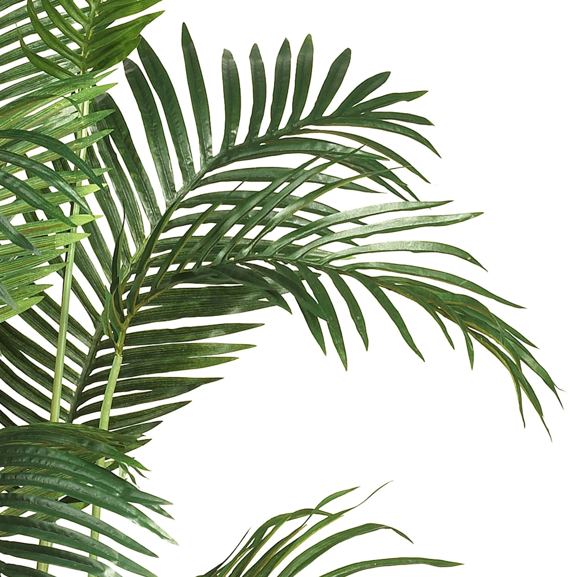 Wholesale decorative natrual touch plastic areca& phoenix palm tree greenery artificial plant in pot
