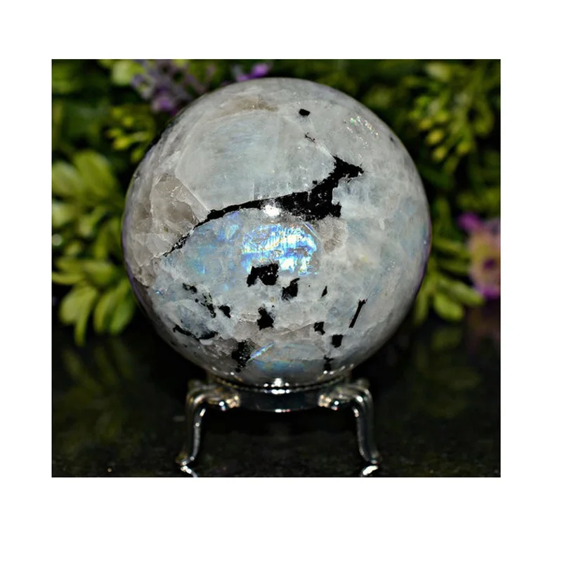 100% wholesale and customize Flash Rainbow Moonstone Gemstone Spheres at wholesale price