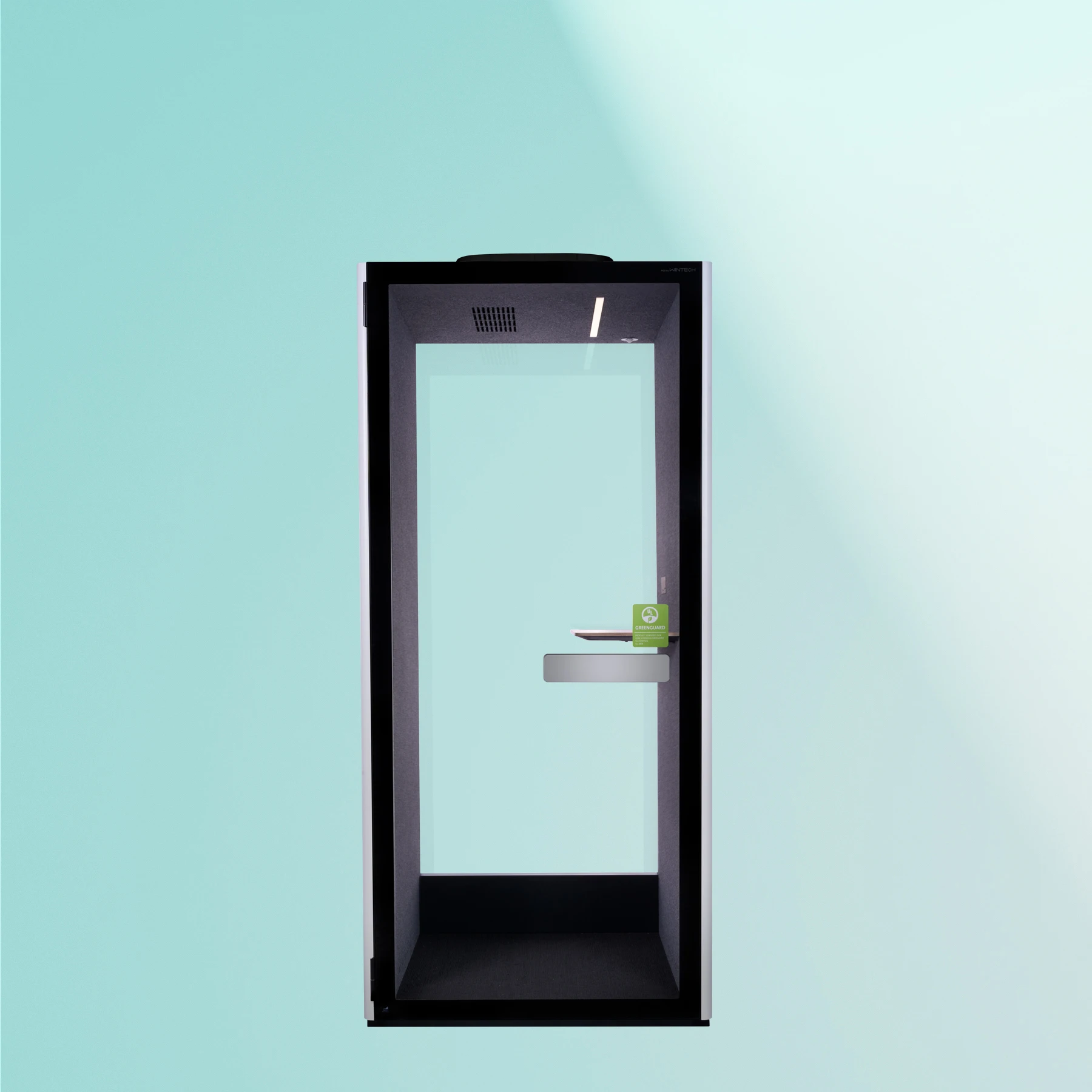 Winpod S POD 3.0 Acoustic Phone Booth Soundproof Pod Table Socket Indoor Office Meetings Interviews Discussions Bedroom School