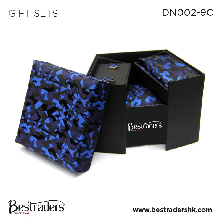 Leading Manufacturer of High Quality Bulk Supply Micro Woven Polyester Tie / Pocket Square / Cufflinks Gift Sets