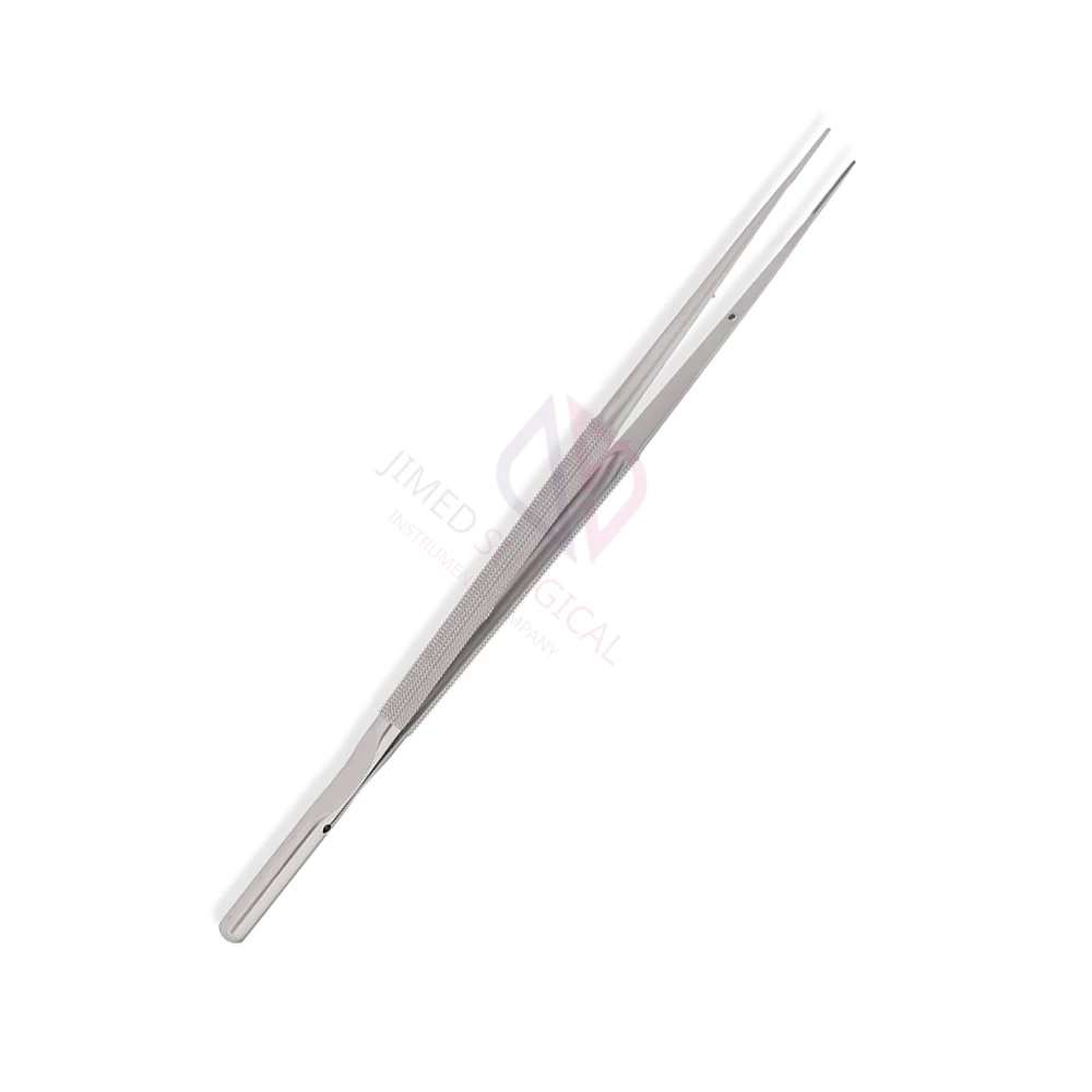 Best Quality Micro Forceps Dall Finish Round Handle 150mm German Stainless Steel Surgical Micro Forceps
