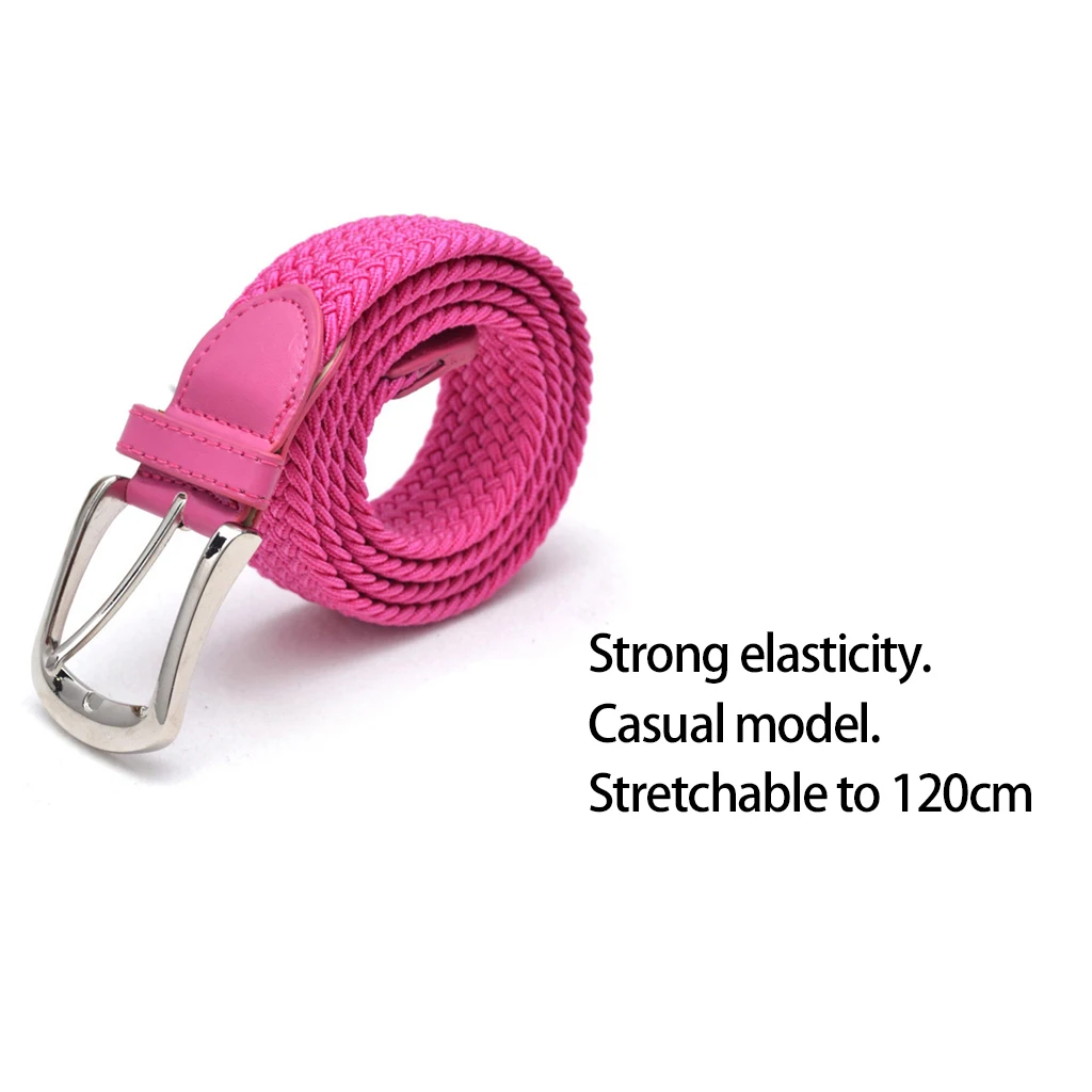 New Products Belt Braided Webbing Ladies Braided Belts Casual Style Braided Belts Reversible