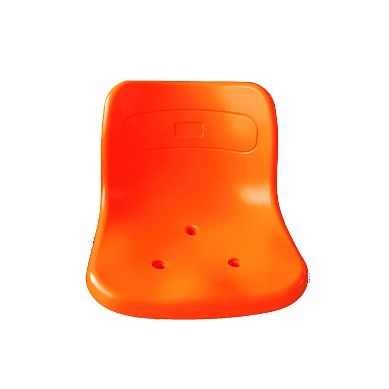 2023 Middle Backrest HDPE high back fixed plastic stadium seating chairs for football stadium grandstands