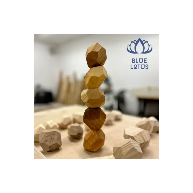 Highest Rate Tumi Ishi Balancing Stones, Combining Art and Mindfulness Handcrafted Wooden Rocks Transform Playtime