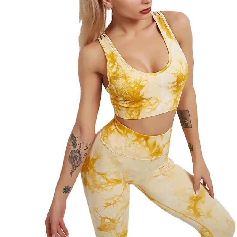 Tip Top Brands Women Yoga Sets Sexy Bra Running Leggings Fitness Sports Workout Clothing Gym High Waist Shorts Suit